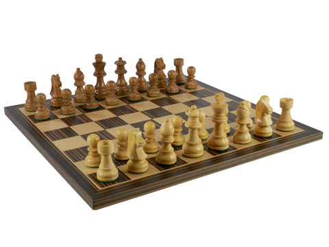 The Bridle Study Analysis Chess Pieces in Sheesham and Boxwood - 3.2 King