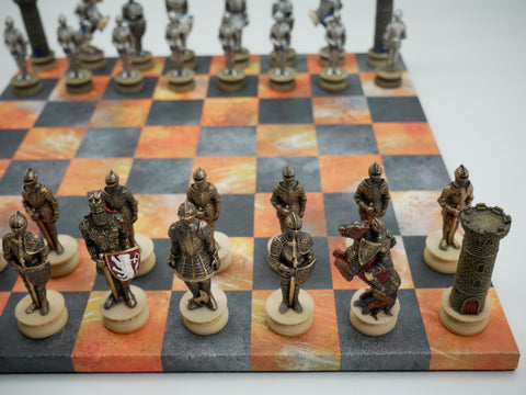 Large Chess Set - King Louis XIV Chess pieces - Gardens of Versailles  Baroque Chess theme - Chess pieces only - Made to order!!!