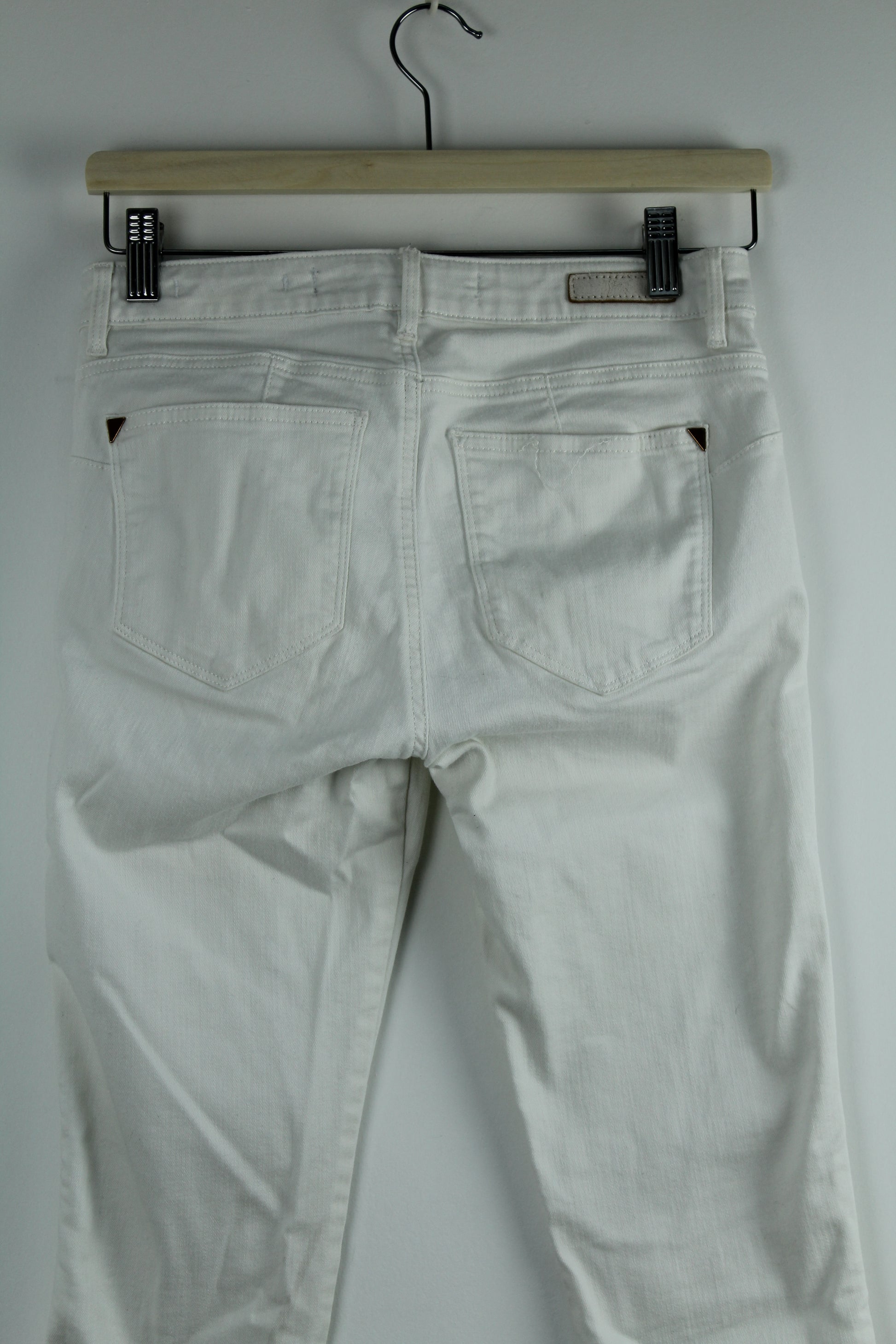 witte jeans broek maat 29 tweedehands – Meisje met de parels