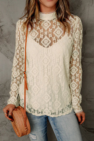 Boho Chic Lace Blouse for party