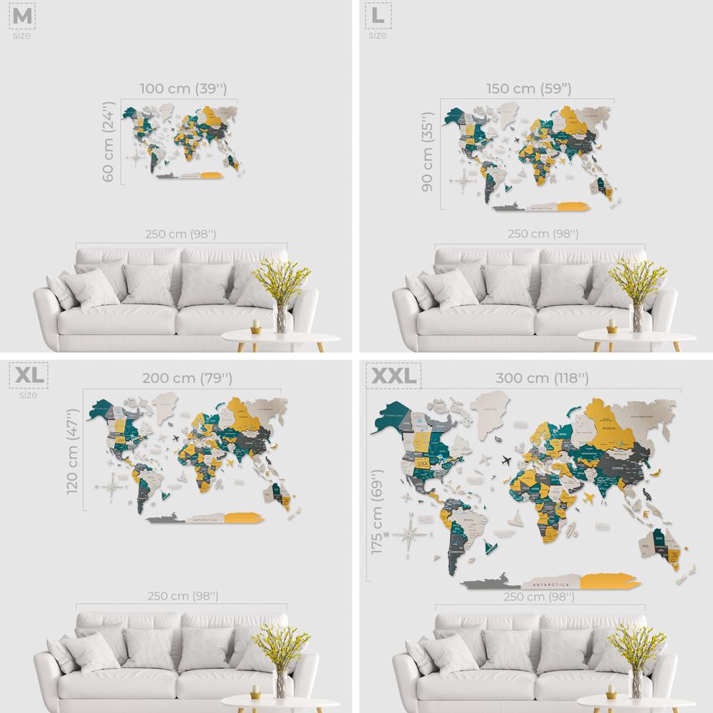 3d world atlas globe for sale