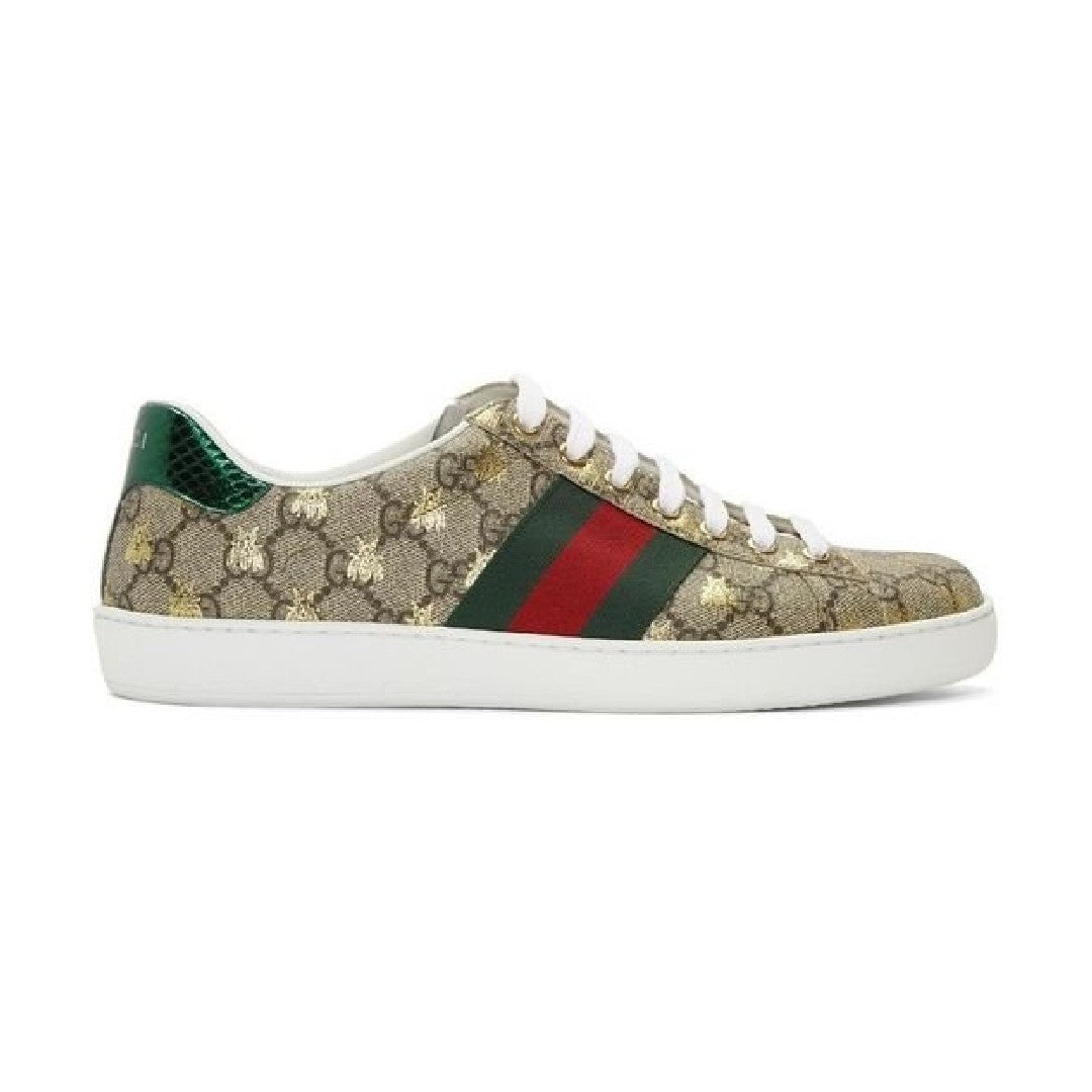 Gucci Ace GG Supreme Embroidered Bee Sneakers – Vogue Adora