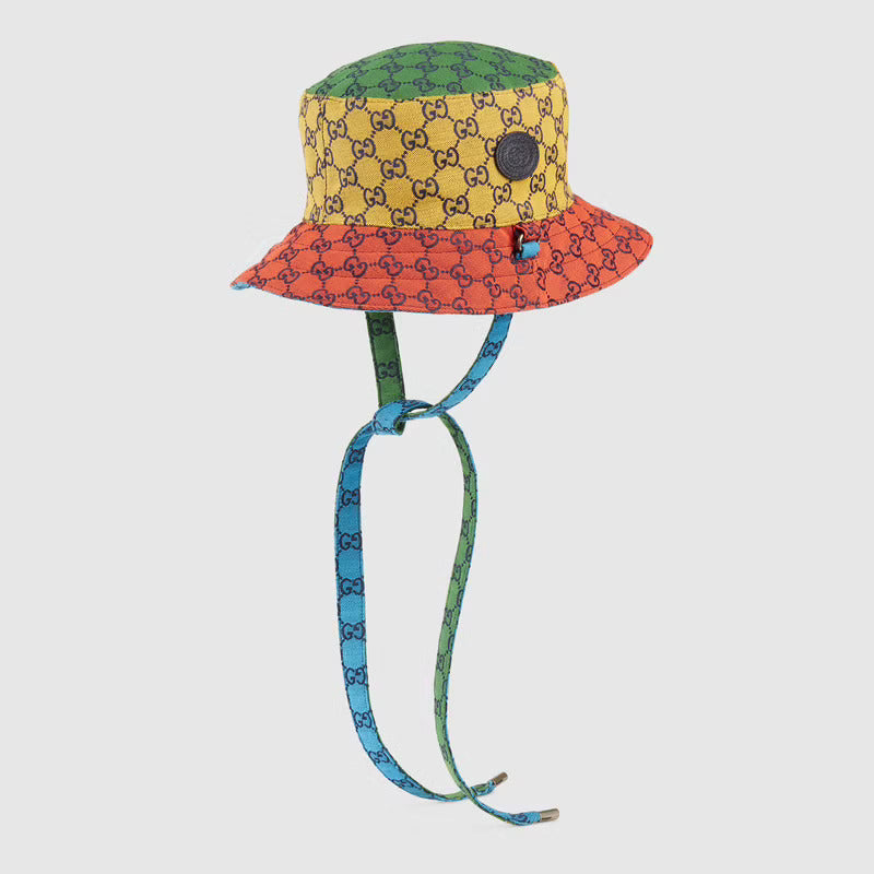 Gucci Multicolour Reversible GG Bucket Hat – Vogue Adora