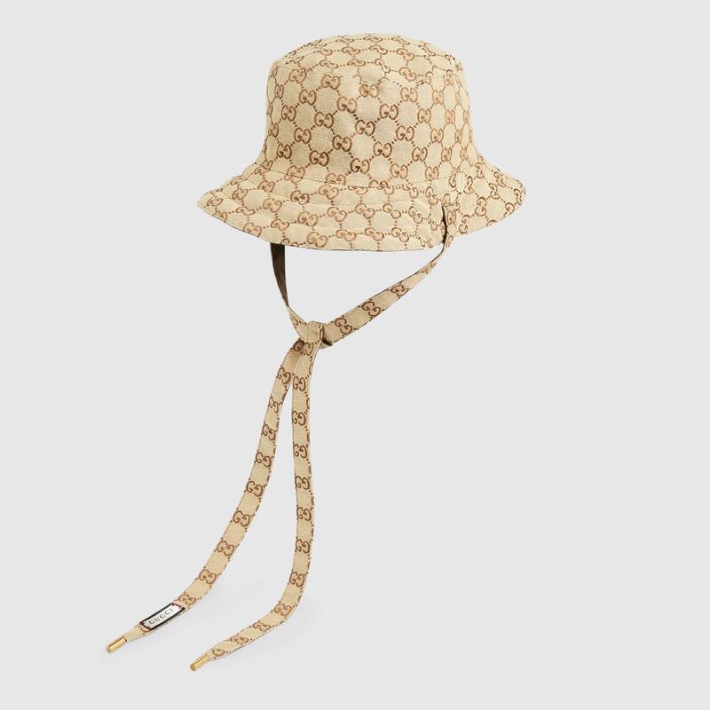 Gucci Reversible Brown Canvas GG Bucket Hat – Vogue Adora