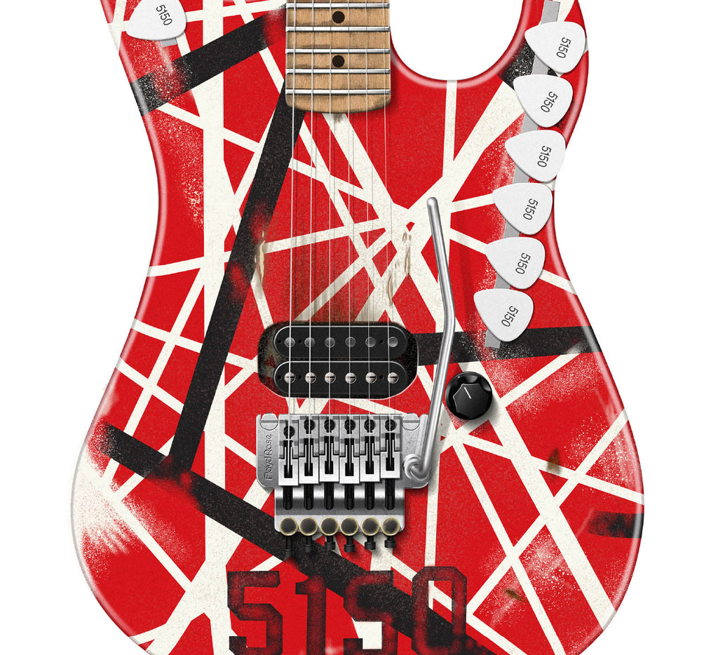 van halen guitar art