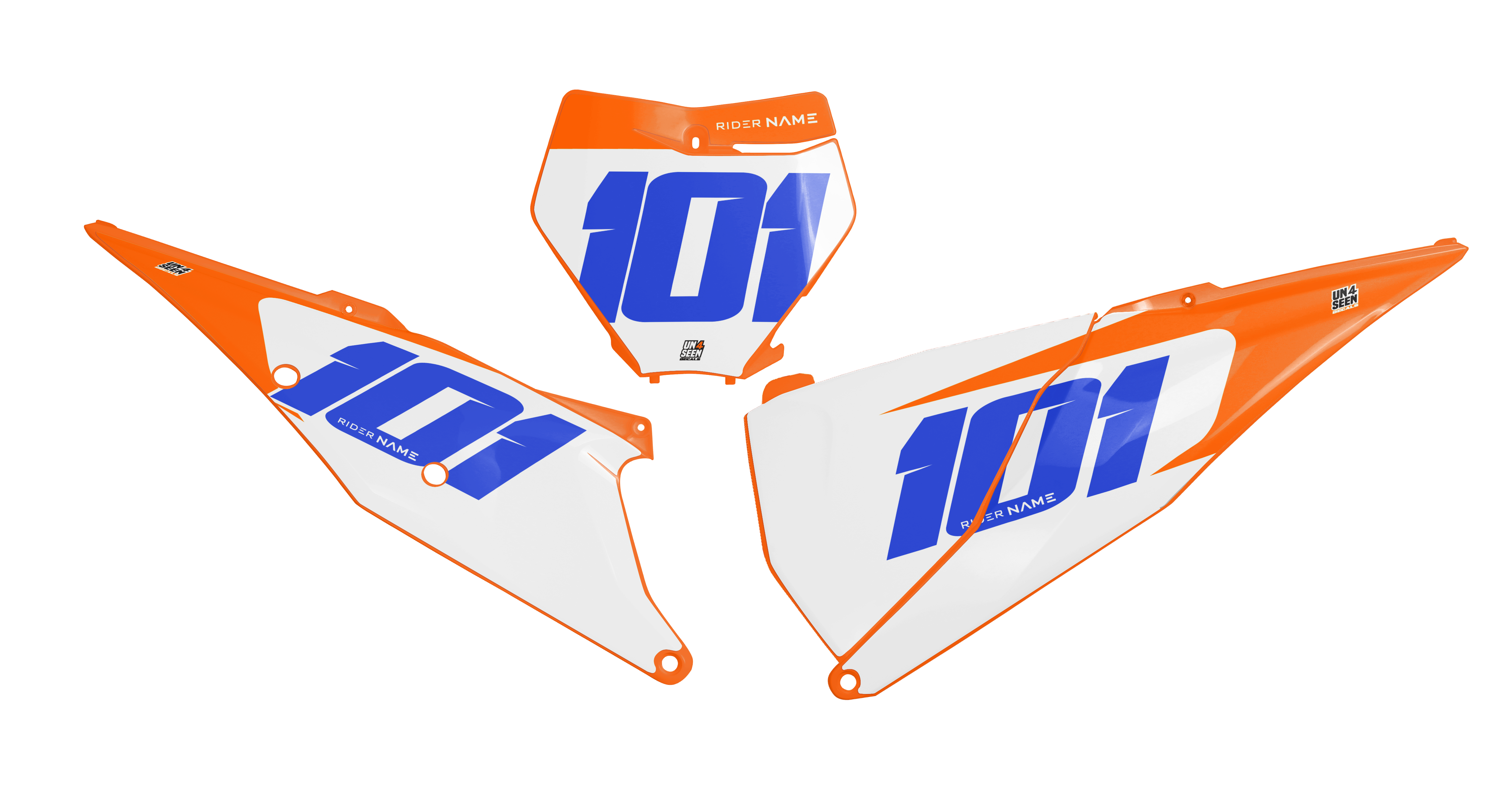 KTM Number Background Decals - Buzz New Zealand