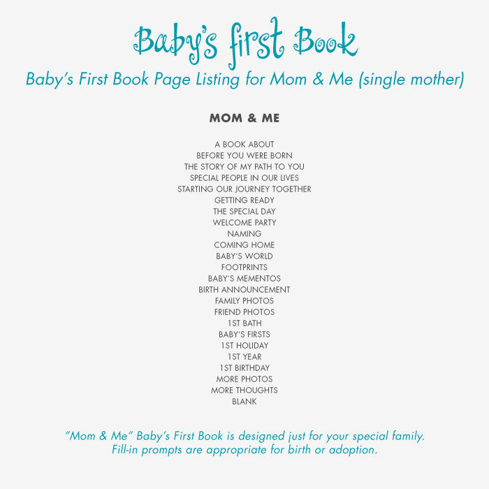 Personalized Baby's First Book Oh Baby - Blue