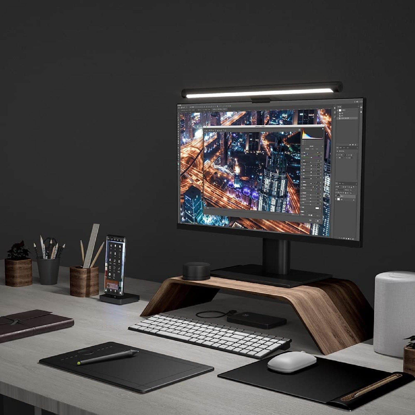 xiaomi mijia mi computer monitor hanging lamp light bar