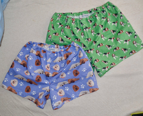 Custom Pet Portrait Pajama Shorts