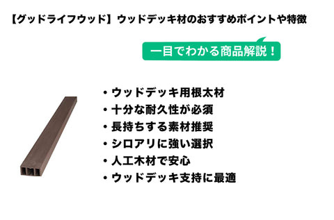 ウッドデッキ 人工木材 人工木 部材 樹脂ウッドデッキ