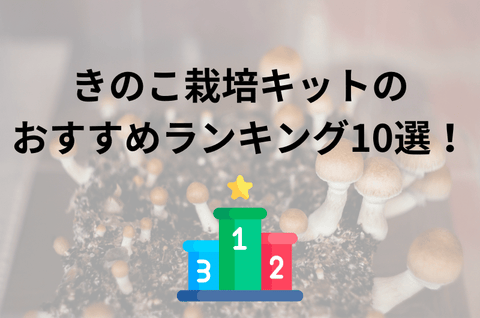 きのこ栽培キットのおすすめ人気ランキング10選