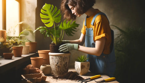 【成長したらすること】モンステラの植え替えについて