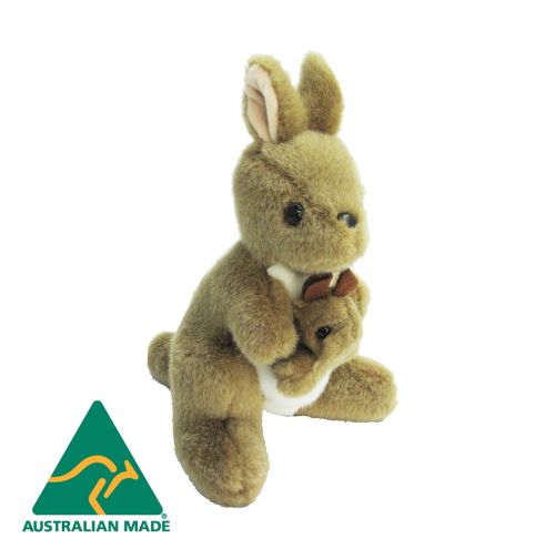 Vintage 90's Australian Kangaroo Momma and Baby Plush Stuffed Animal Brand  New With Tags Rare Vintage 90's Stuffed Animal Nostalgia 
