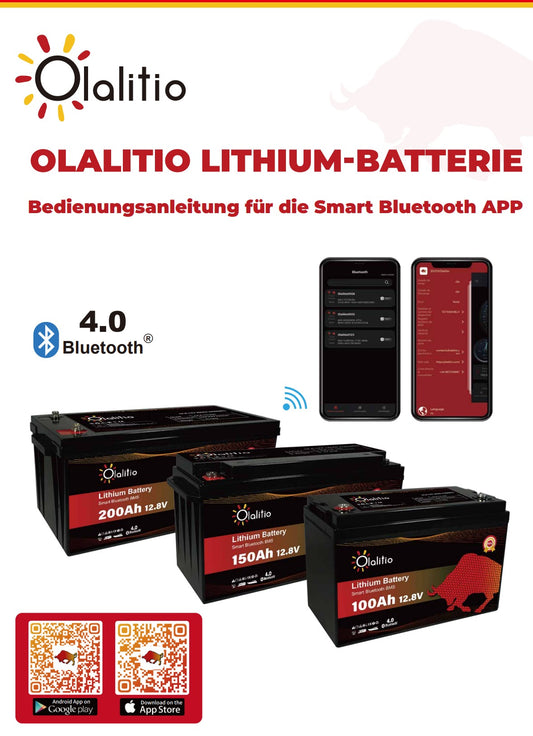 Ultimatron 12V 54Ah, 100Ah oder 200Ah Lithium LiFePO4 Batterie mit Smart BMS  und Bluetooth-App fuerr Wohnmobil, Camper, Wohnwagen, Camping, Boot uvm. –