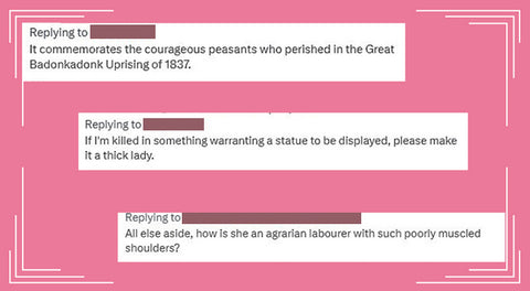 three funny quotes about the statue