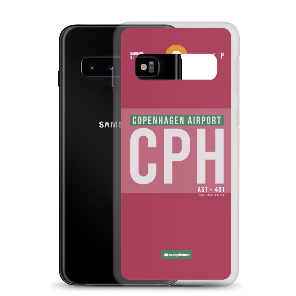 CPH - Copenhagen Samsung-Handyhülle mit Flughafencode Samsung Galaxy S10+