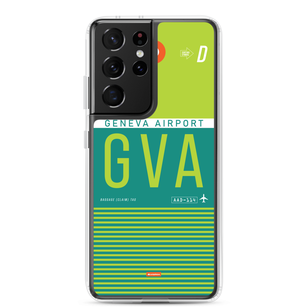 GVA - Geneva Samsung-Handyhülle mit Flughafencode