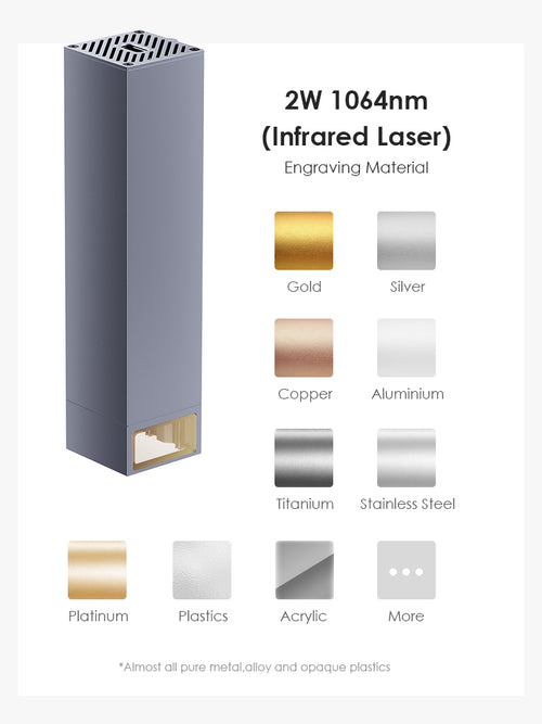 2w 1064nm Infrared Laser Engraving Material