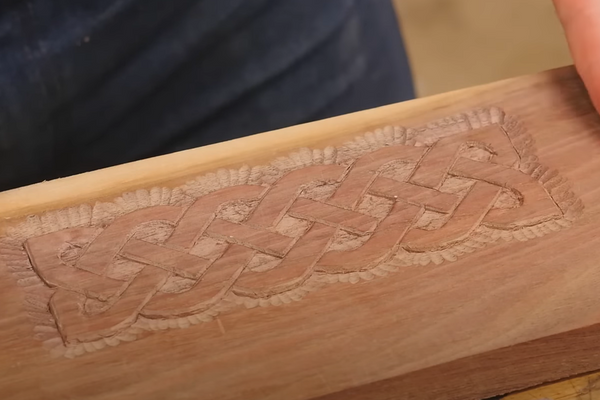 engrave wood by hand
