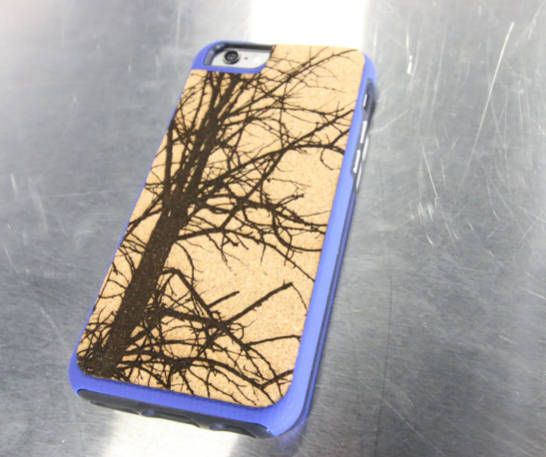 laser engraved cell phone cover