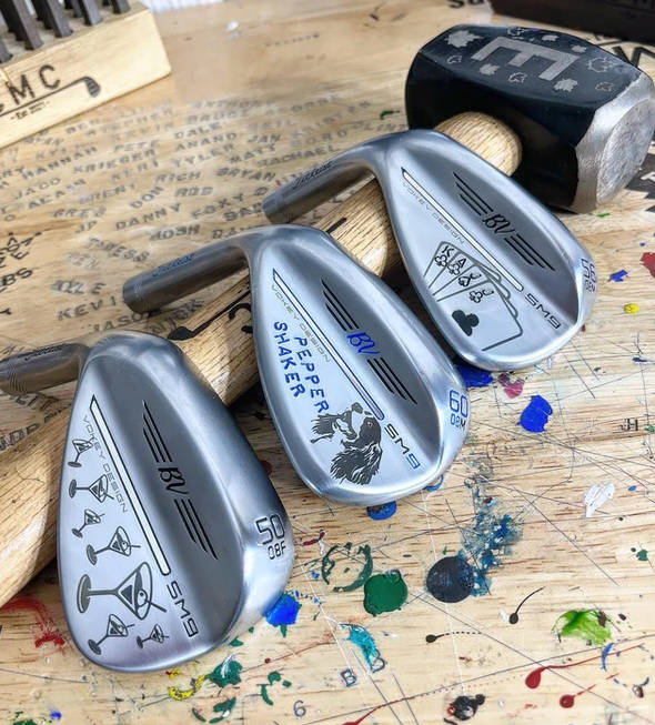 laser engraved golf clubs