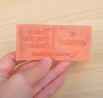 laser engraved rubber stamps