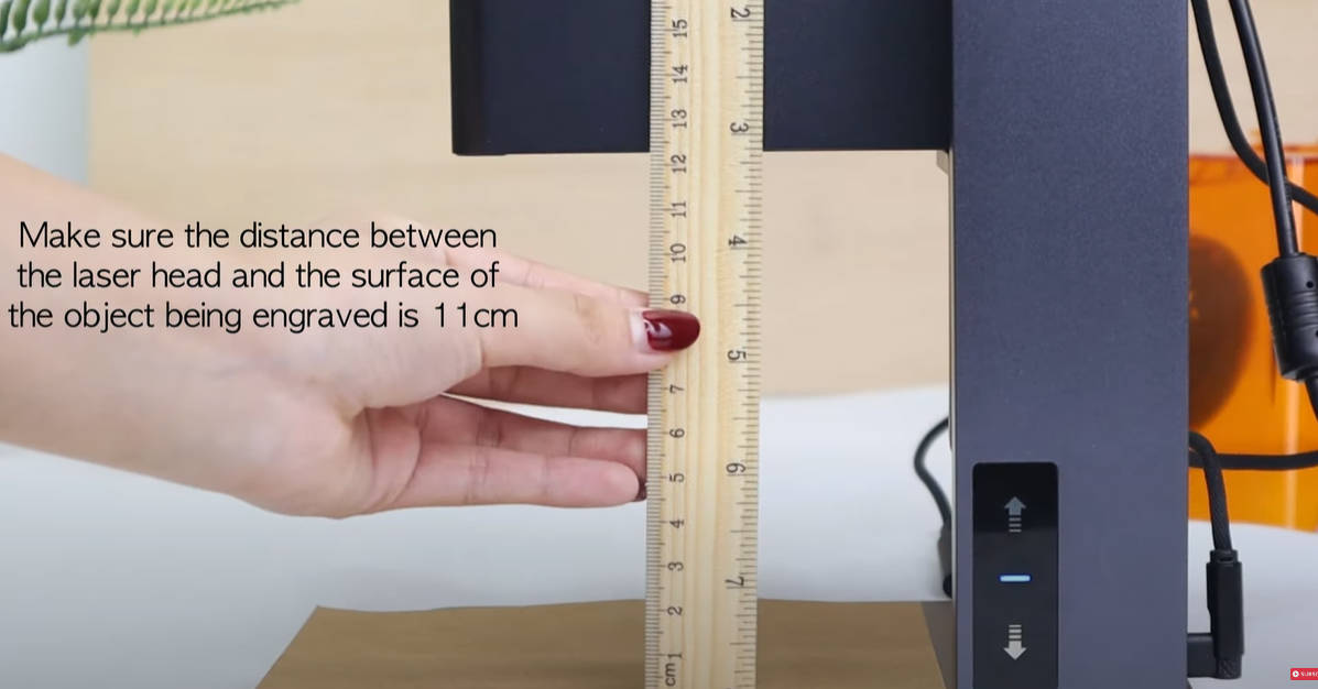 right focal length of laserpecker 2