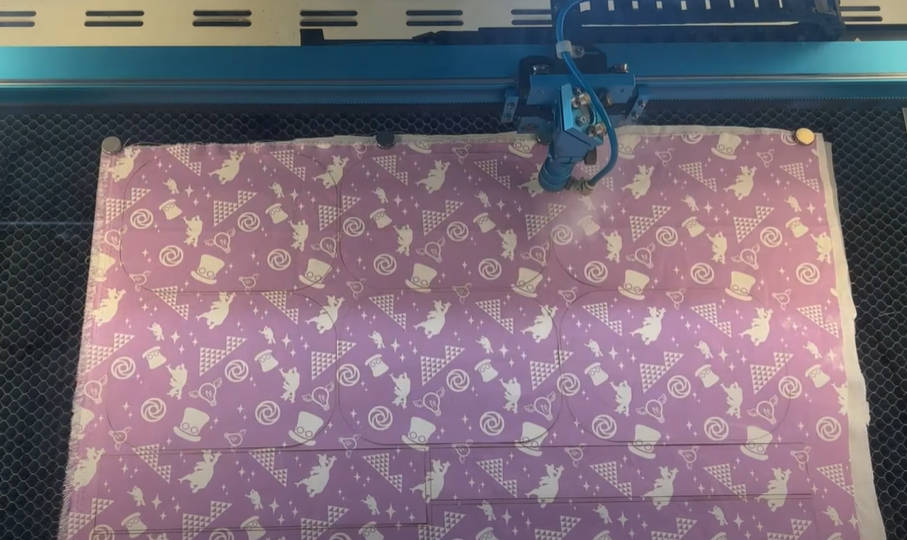 the process of fabric cutting