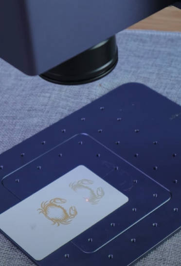 the process of plastic laser engraving
