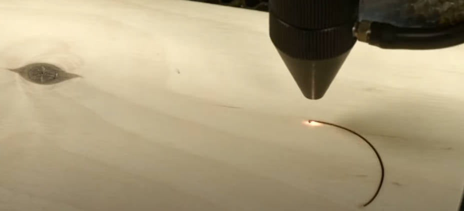 the process of wood laser cutting