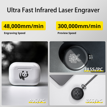 LaserPecker 3 Suit - Graveur laser portable pour métal et