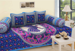 Single bedsheet with six-piece diwan set- decorbajar