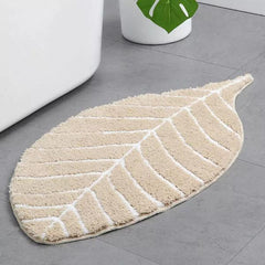 Leaf Shape Mat for Bathroom or Main Door