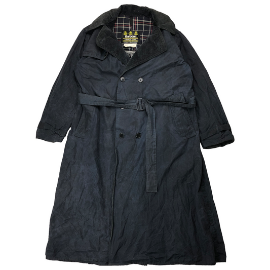 89s Barbour/バブアー レンチコート ヴィンテージ ワックスコットン