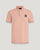 Tipped Polo in Rust Pink