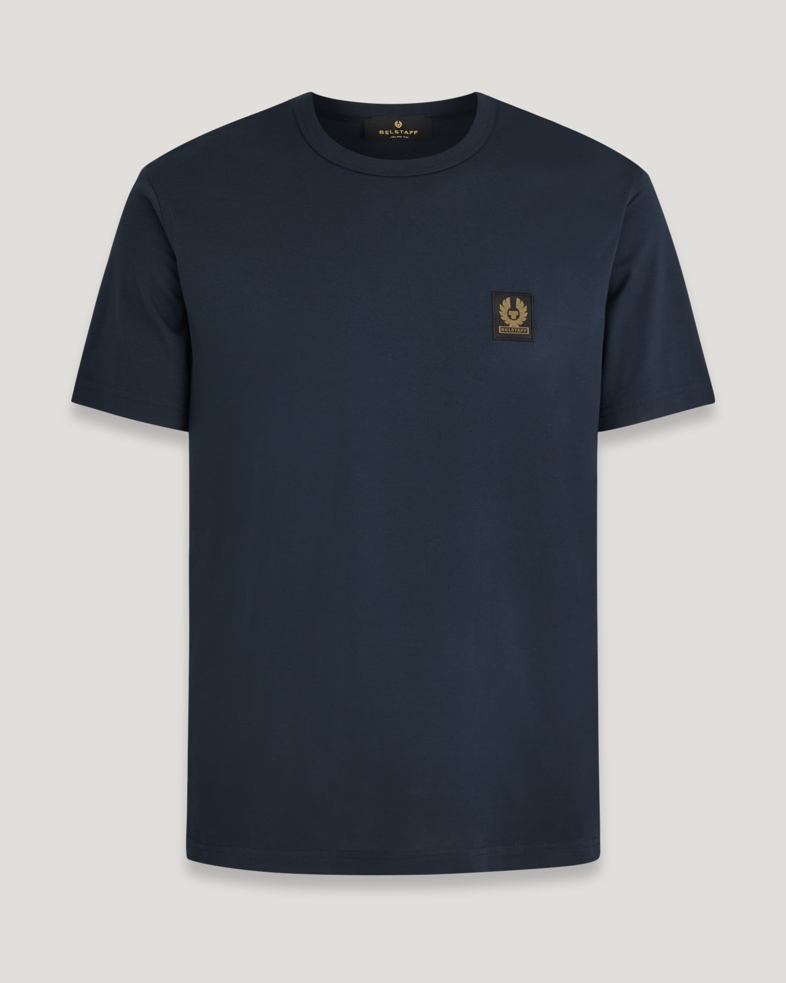 Men's Cotton Jersey Belstaff T-Shirt in Dark Ink | Belstaff UK