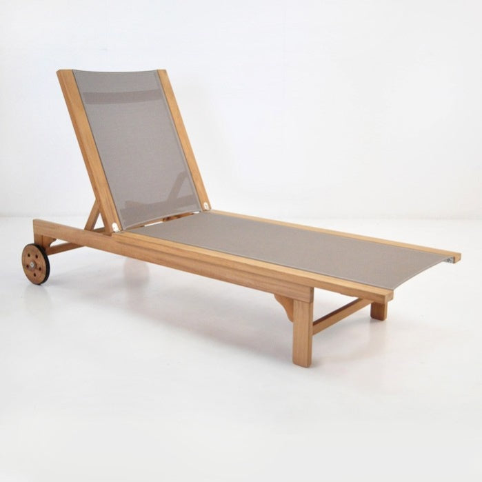 taupe sun loungers