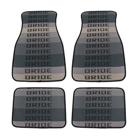 Brand New 4PCS UNIVERSAL HKS Racing Fabric Car Floor Mats Interior