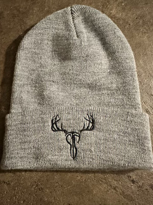 Gray Southern Plains Knit Cuffed Beanie - Southern Plains Threads