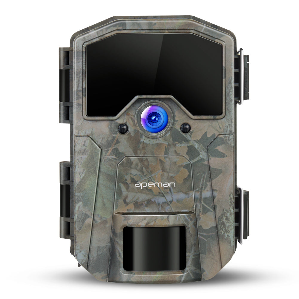 APEMAN Cámara de Caza 20MP 1080P Cámara de vigilància de la Vida Silvestre, Cámara de Juego de detección Nocturna sin LED de Brillo de 940nm IR,Lapso  de Tiempo,Temporizador,Diseño Impermeable IP66