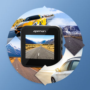 APEMAN Dash Cam 1080P Full HD Mini Car Driving Recorder 170 Wide Angle