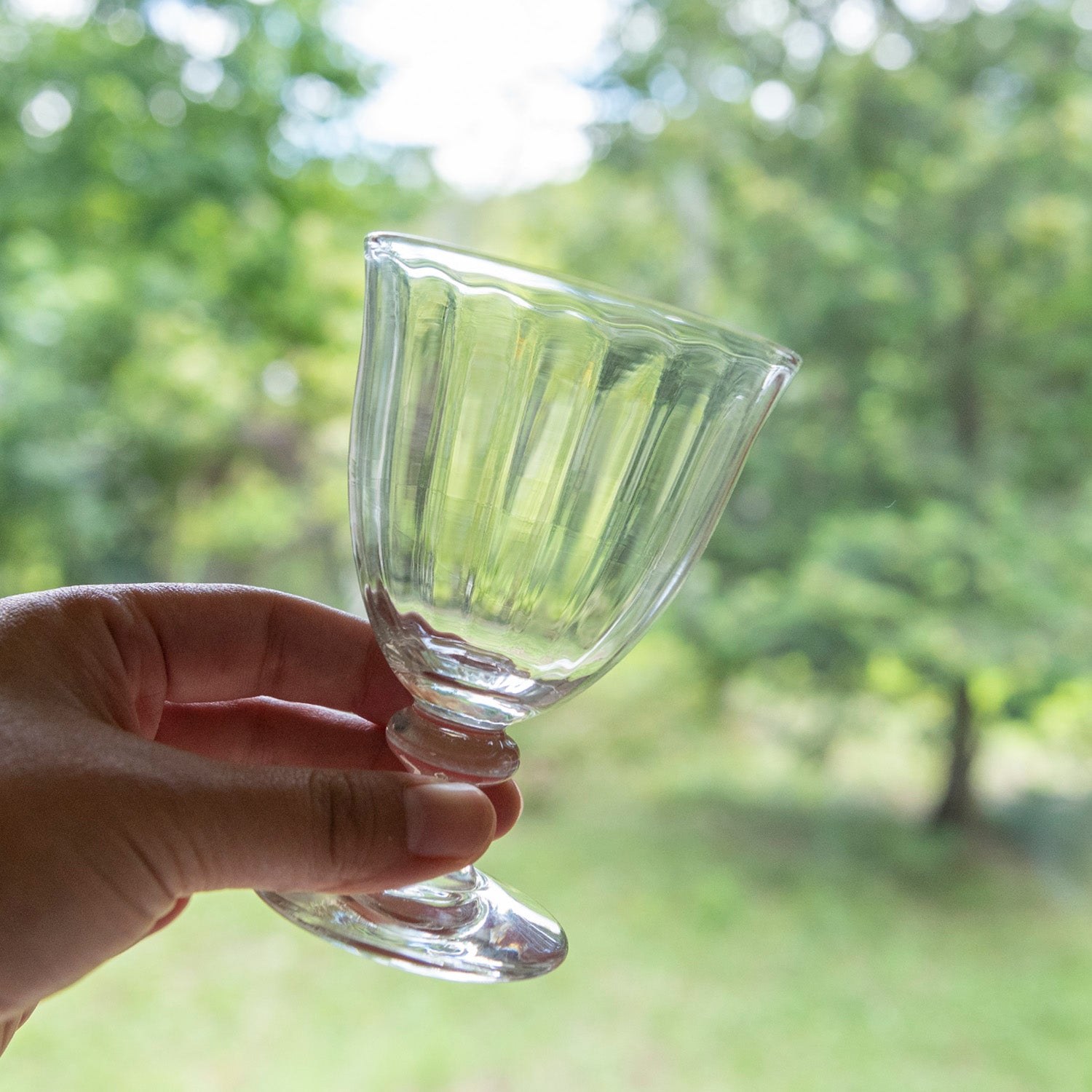 ITALY MURANO GLASS ベネチアンペアワイングラス 24K純金使用