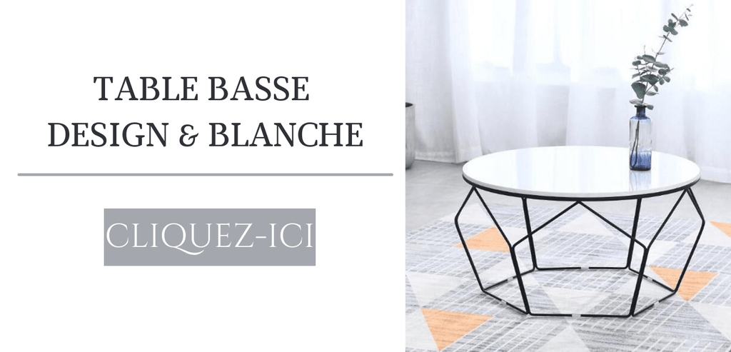 Table Basse Blanche Design