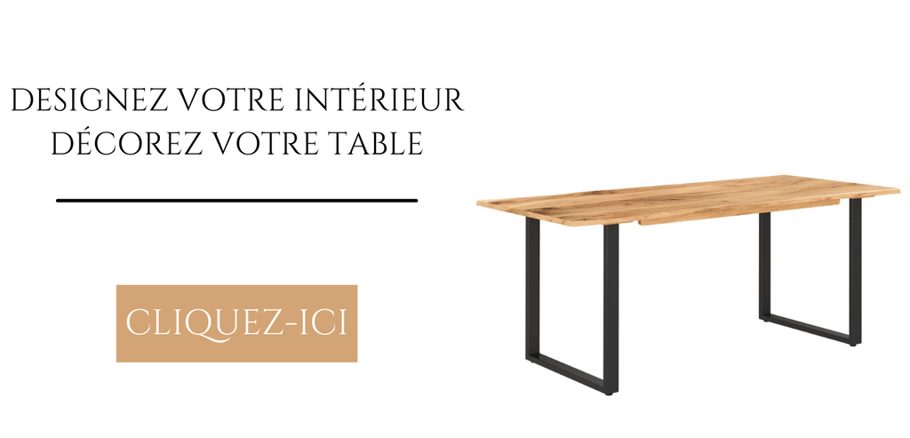 Table de Cuisine en Bois