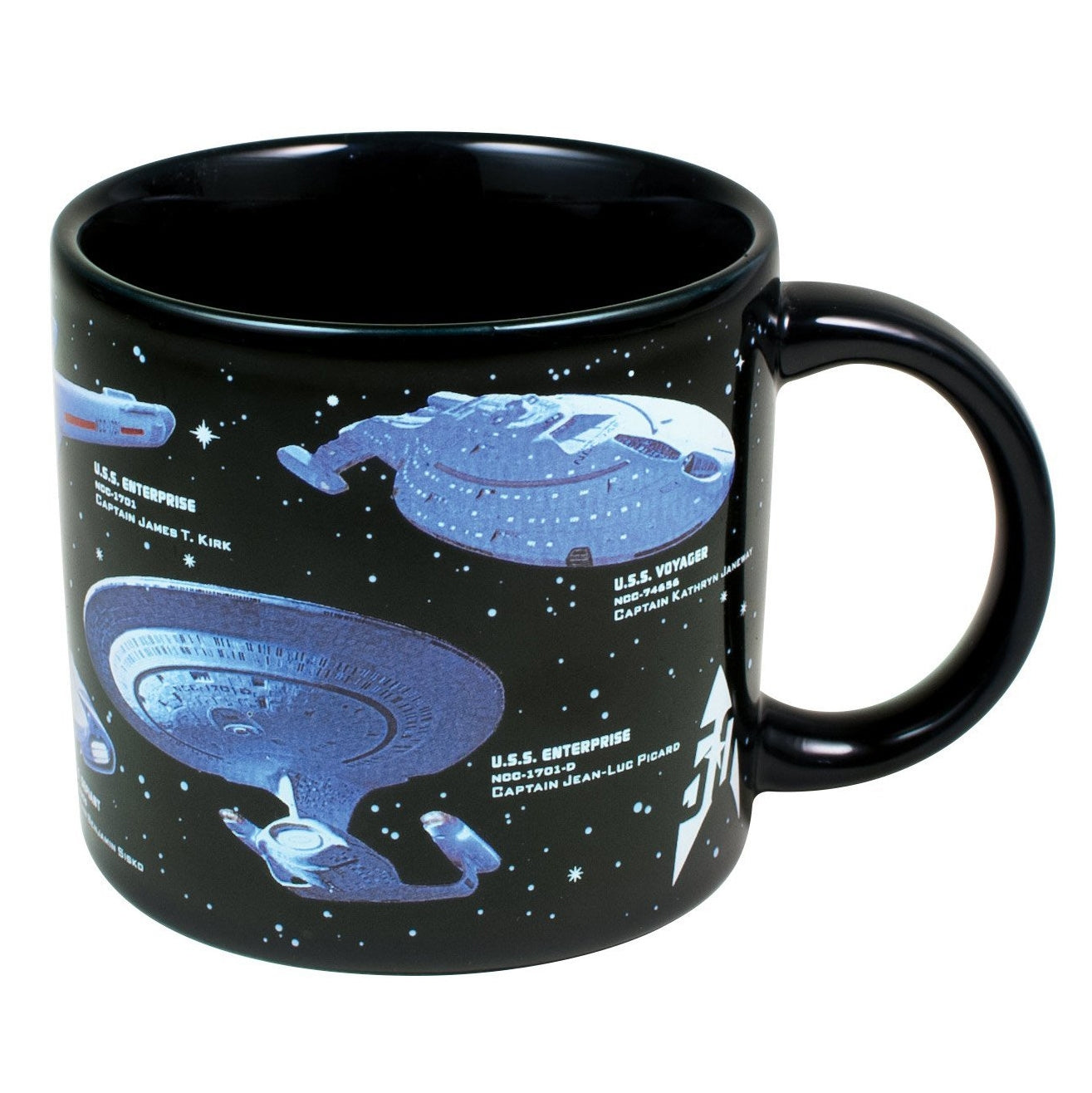 starships of star trek mug