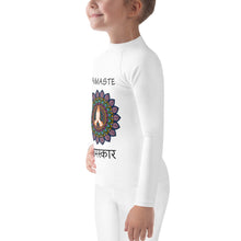 Load image into Gallery viewer, Namaste Mandala Design | Marathi | Kids Rash Guard
