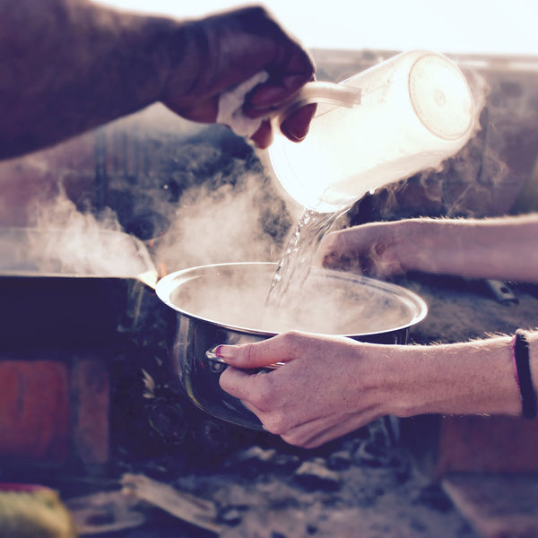 Boiling water method