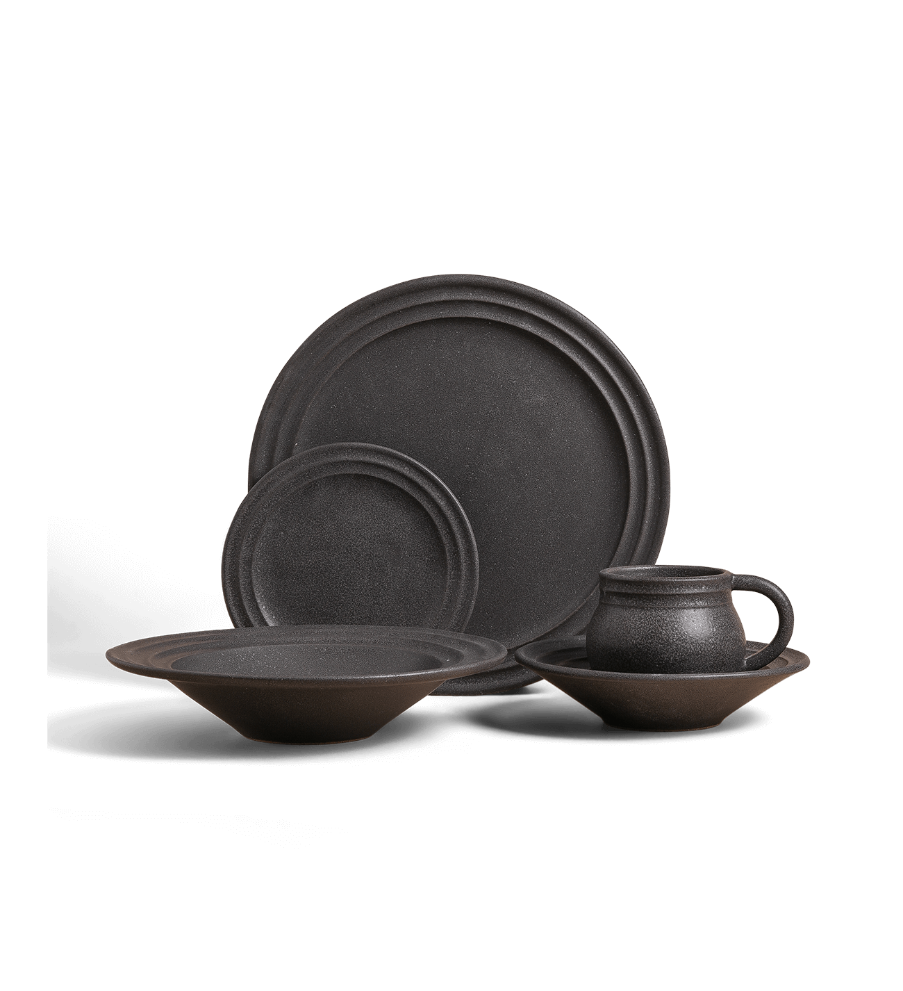 5-Piece Ripple Dinnerware Set