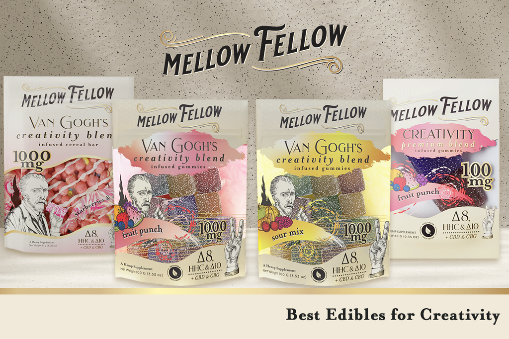 Assorted edibles from Mellow Fellow.