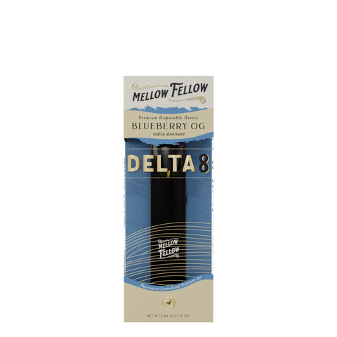 Mellow Fellow Blueberry OG Delta 8 Disposable